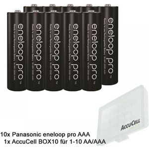 Panasonic eneloop pro, gebruiksklare Ni-MH-batterij, AAA-micro, min. 930 mAh, 500 laadcycli, lage ze