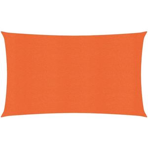 Zonnezeil 160 g/m 2x5 m HDPE oranje