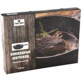 Cast Iron - Koekenpan - Barbecue Pan BBQ - Gietijzer - 25x25cm - Zwart