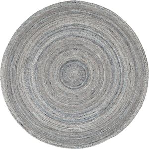 MUST Living Carpet Sterling round large,Ø200 cm, Blue, 80% wool 20% polyester