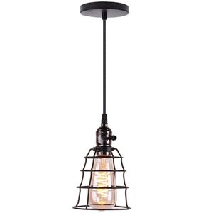 Homestyle Pro MK005-B Industriële Hanglamp 12x20 cm Zwart/Metaal