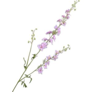 Silk-ka Kunstbloem-Zijden Bloem Delphinium Tak Roze 122 cm