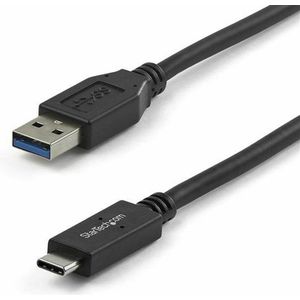 Kabel USB A naar USB C Startech USB31AC1M Zwart