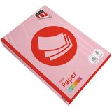 Quantore - Kopieerpapier colour a4 160gr roze | Pak a 250 vel | 5 stuks