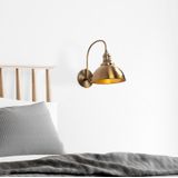 Fulgor Wandlamp | Metalen Frame | Vintage | 27x27 cm | 36 cm Hoogte