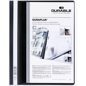 Durable DURAPLUS® snelhechter - A4 formaat - Zwart - 25 stuks