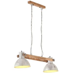 Hanglamp industrieel 25 W E27 109 cm zilverkleurig