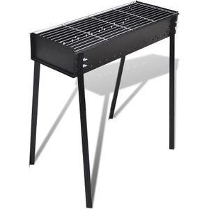 VidaXL Staande Houtskoolbarbecue 75x28 cm