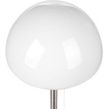 Beliani MORUGA - Tafellamp - Zilver - Glas