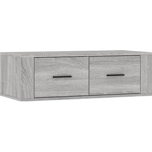 VidaXL TV-Hangmeubel 80x36x25 cm Bewerkt Hout Grijs Sonoma Eiken