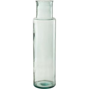 J-Line vaas Cilinder - gerecycleerd - glas - large