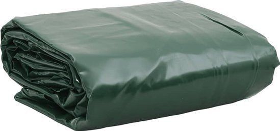 vidaXL - Dekzeil - 650 - g/m² - 3x3 - m - groen