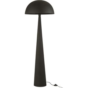 J-Line tafellamp Paddenstoel - metaal - zwart