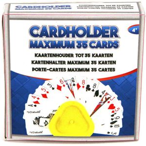 Plastic Kaartenhouder - Geen last meer van kaarten die uit je handen vallen - Tot 35 kaarten