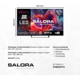 Salora FOD24HV - 24 Inch - Smart TV - HD Ready - 2024 - VIDAA TV - Smart 24 inch tv