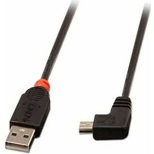 Lindy - USB 2.0 Kabel Typ A / Mini-B 90°gewinkelt 2m