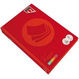 Quantore - Kopieerpapier A3 80gr felrood 500vel | Pak a 500 vel | 5 stuks