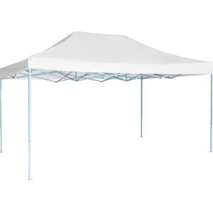 VidaXL Inklapbare Partytent 3x4m Staal Wit