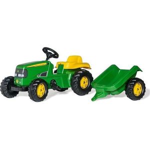 Rolly Toys John Deere Traptrekker Met Aanhanger