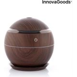 InnovaGoods Mini-Luchtbevochtiger Geurverspreider Dark Walnut