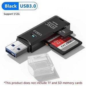 2 In 1 Kaartlezer 512GB - Usb 3.0 - Micro Sd Tf Kaart Geheugenlezer - Hoge Snelheid - Multi-Card...