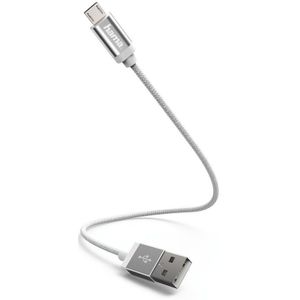 Hama Oplaad-/sync-kabel Micro-USB 0,2 M Wit