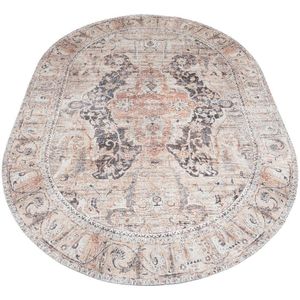 Veer Carpets Vloerkleed Mahal Beige 00 - Ovaal 200 x 290 cm
