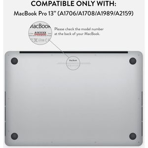 Burga Hard Case Apple Macbook Pro 13 inch (2020) - Satin Wit