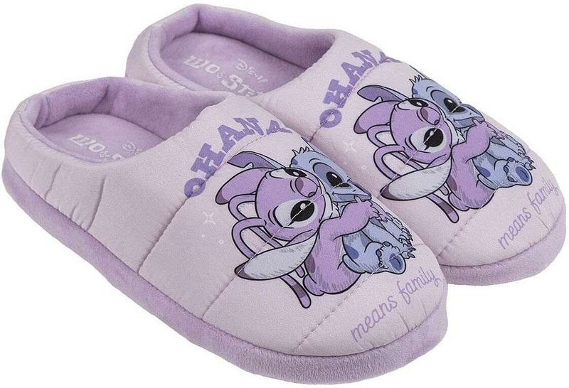 Slippers Voor in Huis Stitch Lila Schoenmaat