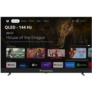 Smart TV Continental Edison CELEDGAM43QL24B6 4K Ultra HD 43" QLED