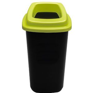 Plafor Prullenbak 28L groen, gemakkelijk afval recyclen