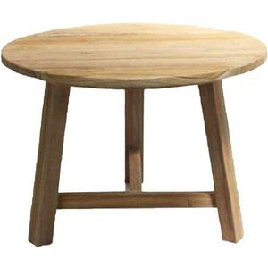 Van der Leeden - Teak table wood D70xH50cm