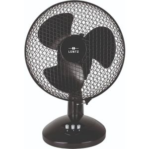 Lentz Lentz Tafelventilator 23 cm Zwart