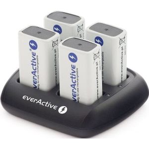 9V Batterijlader everActive NC109 zonder batterijen