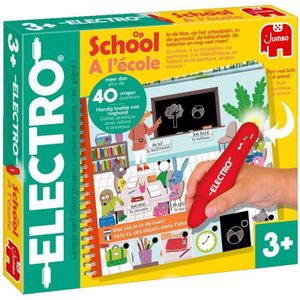 Jumbo Electro Wonderpen op School - Geschikt voor kinderen vanaf 3 jaar - Met licht- en geluidseffecten - Bevat 40 vragen
