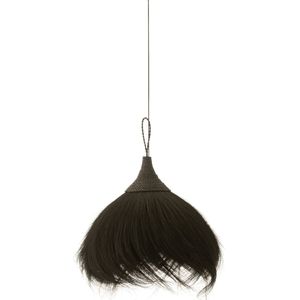 J-Line hanglamp Bal - gras - zwart