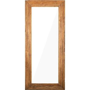Benoa Rechthoekige Spiegel met Houten frame 140cm