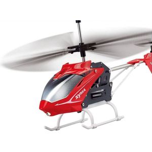 Syma S5 Speed 3-Channel RC Mini LED Helicopter - Red