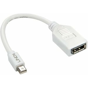 Mini DisplayPort naar DisplayPort-Adapter LINDY 41021 Wit