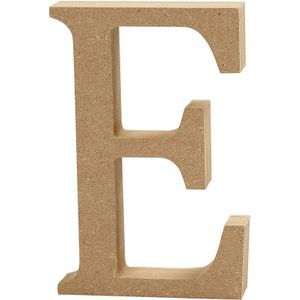 Creative Letter E Mdf 13 Cm