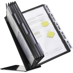 Durable VARIO® paneeldrager - Zwart - Inclusief 10 display panelen