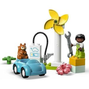 Lego DUPLO Stad Windmolen en elektrische auto