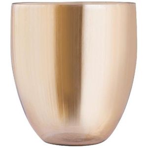 PTMD Windlicht Bryson S - 16x16x18 cm - Glas - Goud