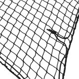 vidaXL - Aanhangwagennet - elastisch - touw - 2,1x1,25 - m - polypropeen - zwart