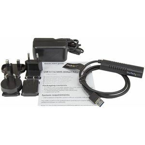 Adapterset Startech USB312SAT3  Zwart