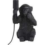 Light & Living Tafellamp Monkey - Zwart - 20x19,5x34cm - Bohemian - Woonkamer - Slaapkamer