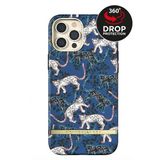 Richmond & Finch Freedom Series One-Piece Apple iPhone 12 Pro Max Blue Leopard