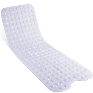 Avalo Badmat / Antislipmat Douche - 100x40CM - Wit - Met Zuignappen - Douchemat Antislip voor Douche - Badkamermat