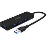 HOPDAY Ultra Slim USB 3.0 Hub - 4 Poorten