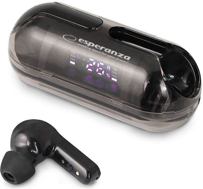 Esperanza EH239K Bluetooth-oortelefoon TWS Zwart
